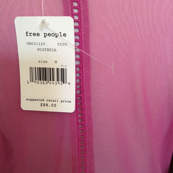 Free People Embroidered Ruffled Top - Picture 5 of 5